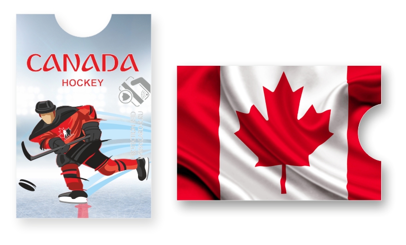 картинка Экранирующий чехол хоккей Канада от магазина ПРОКАРД