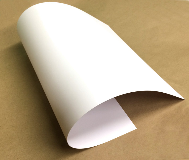 картинка Белый листовой пластик 200 мкм, 320х470 мм, 50л от магазина ПРОКАРД