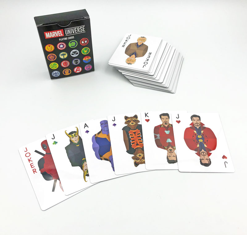 картинка Набор пластиковых игральных карт с героями Marvel от магазина ПРОКАРД