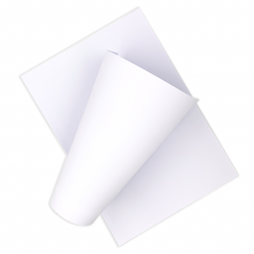 картинка Белый листовой пластик для струйной печати 300 мкм, 210х297 мм, 25 л от магазина ПРОКАРД