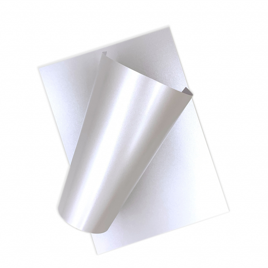 картинка Перламутровый листовой пластик для струйной печати 300 мкм, 210х297 мм, 25 л от магазина ПРОКАРД