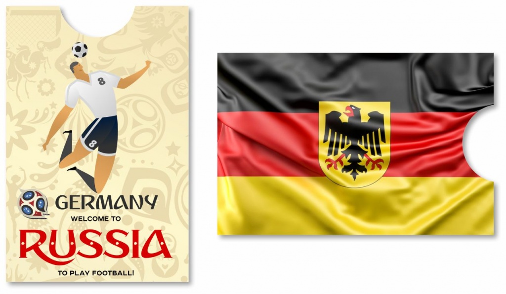 картинка Экранирующий чехол Футбол Германия от магазина ПРОКАРД